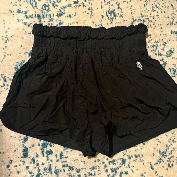 Free People -The Way Home- Women’s High-Waist Black Shorts -Medium NWOT - Picture 7 of 7